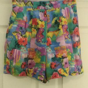 Tail Tropical Print Lined Golf Shorts Women's Sz 8